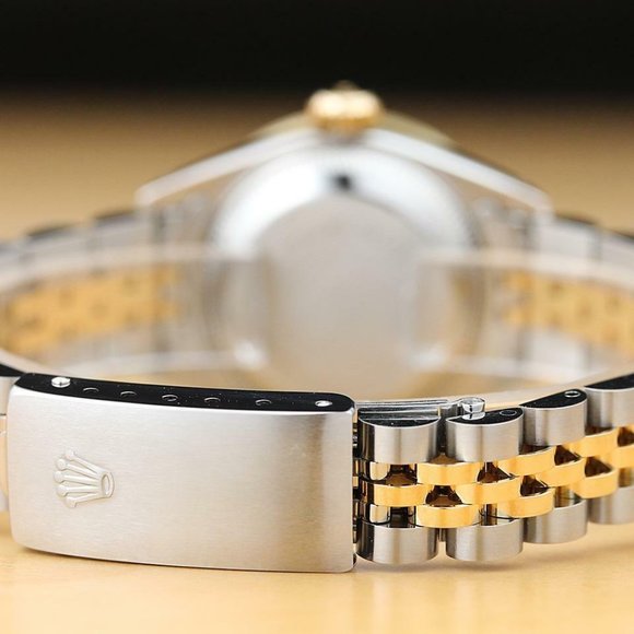 Sale! Rolex 18k Two-Tone Gold w/ Ruby + Diamond Bezel - Picture 5 of 7